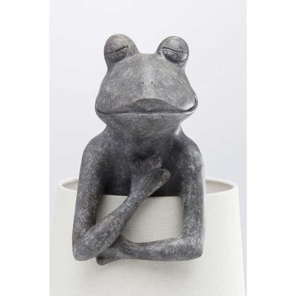 KARE Design Tischleuchte Animal Frog Grau