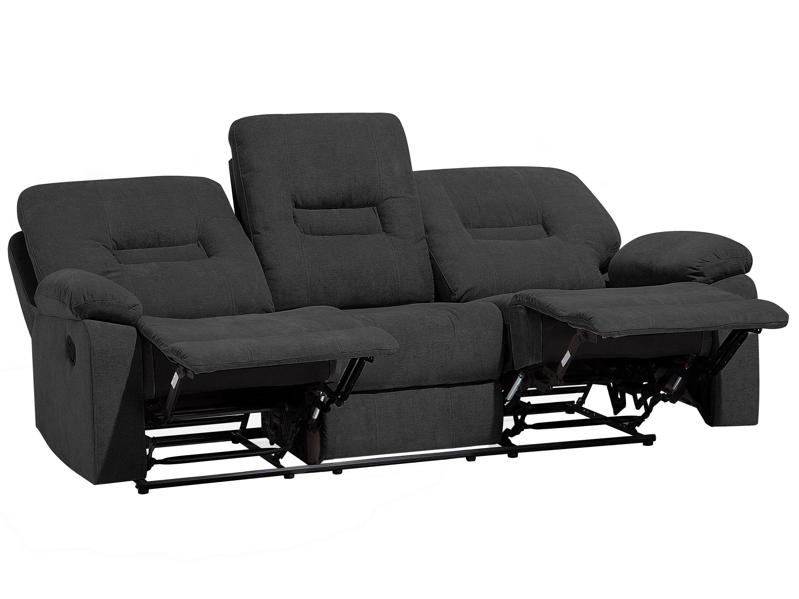 Beliani 3 Sitzer Sofa aus Polyester Modern BERGEN