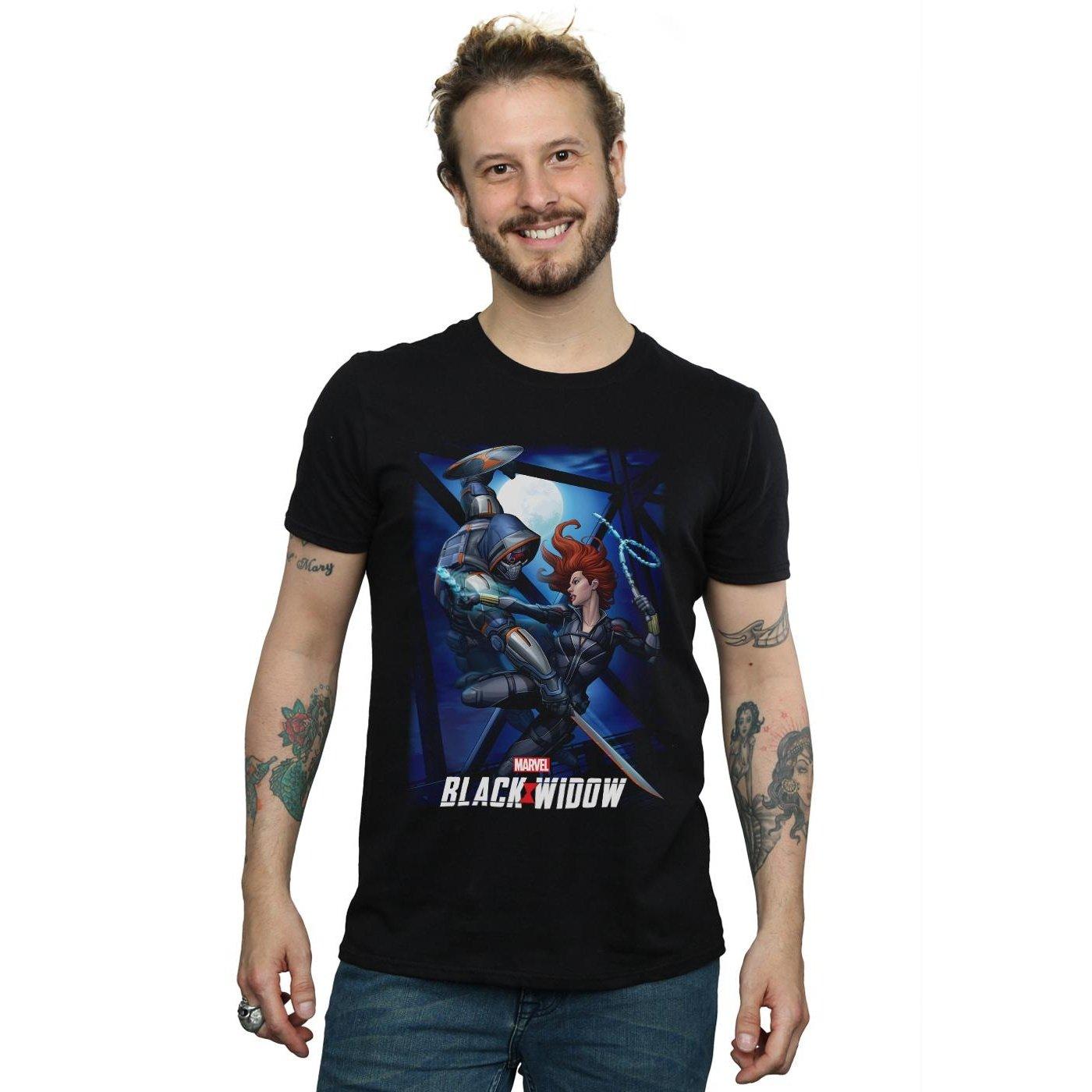 MARVEL Black Widow Bridge Battle T-Shirt
