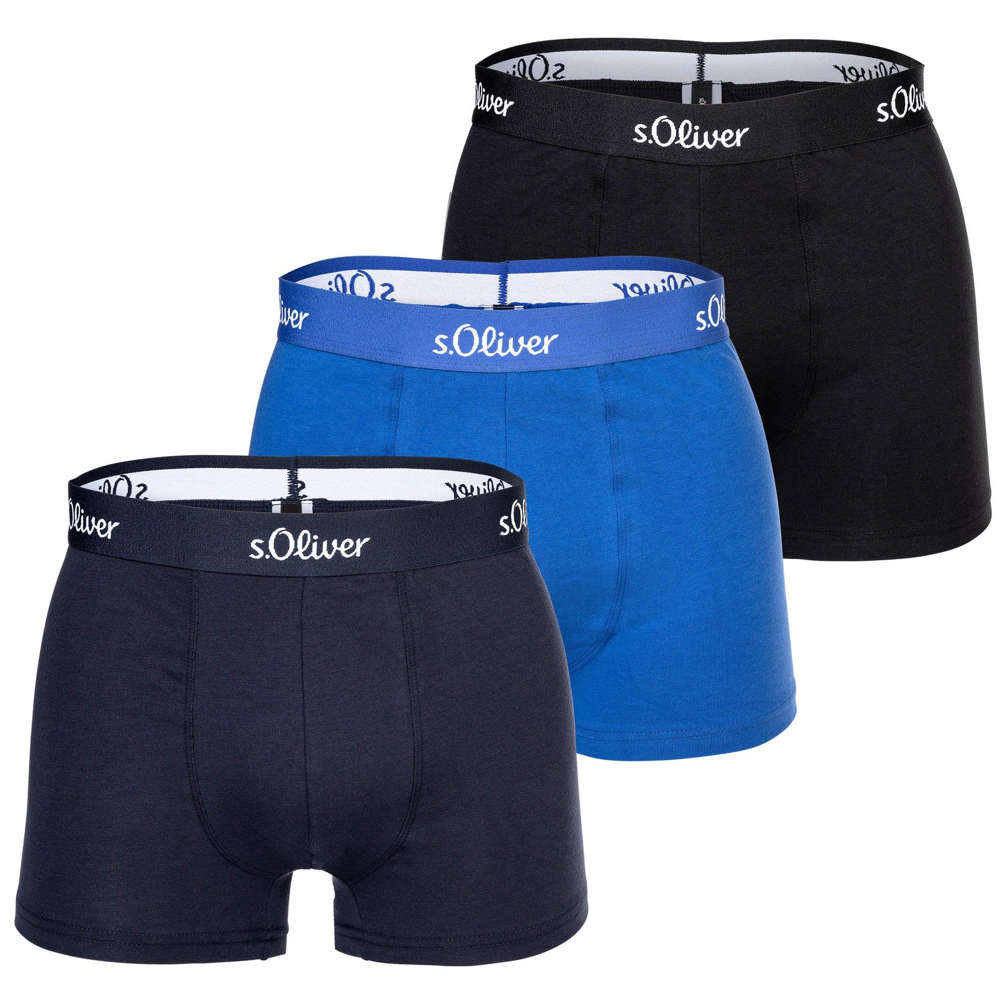 s. Oliver Boxershort 3er Pack Stretch