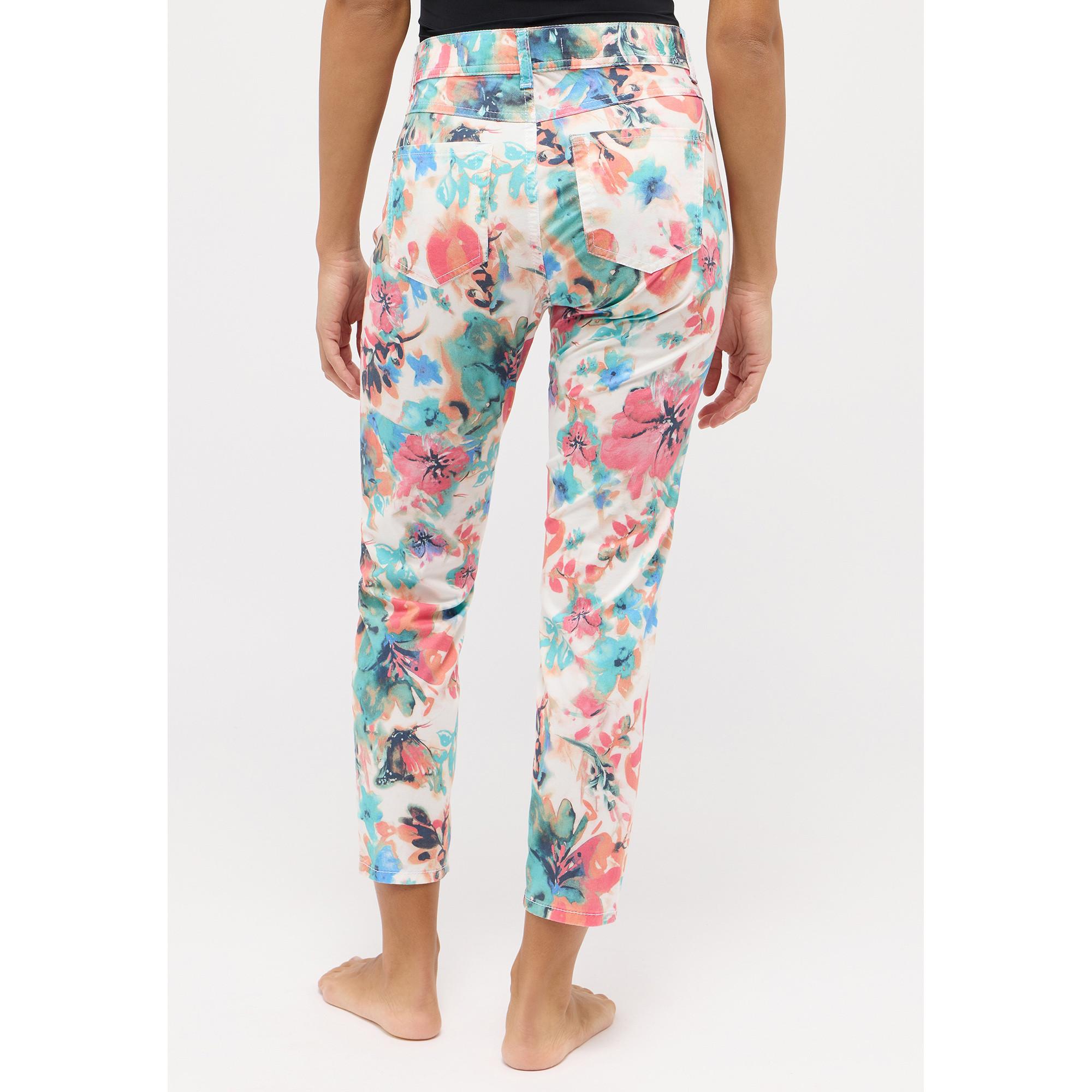 ANGELS Ornella All-Over-Muster 7/8 Länge Stoffhose