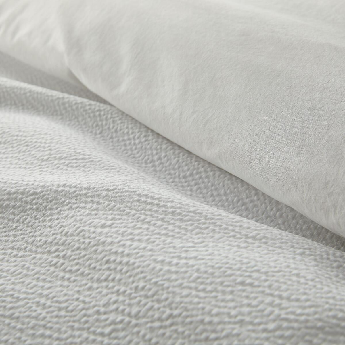 La Redoute Intérieurs Duvetbezug Seersucker aus Baumwolle und gewaschener Baumwolle