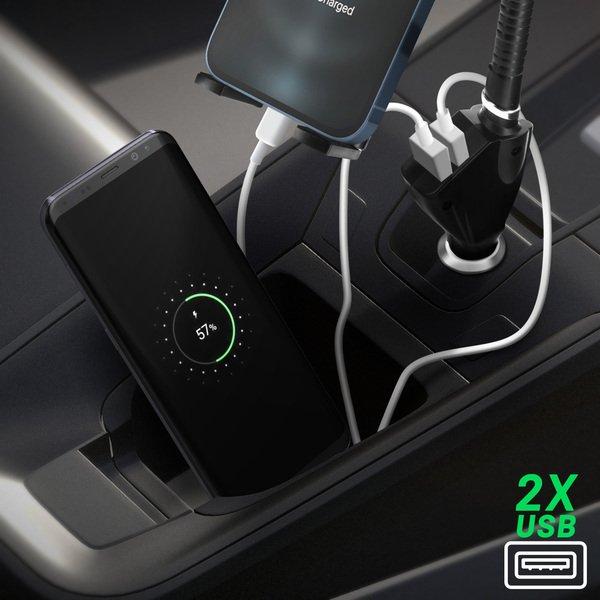 Avizar Aktive Autohalterung 2x USB-Anschluss