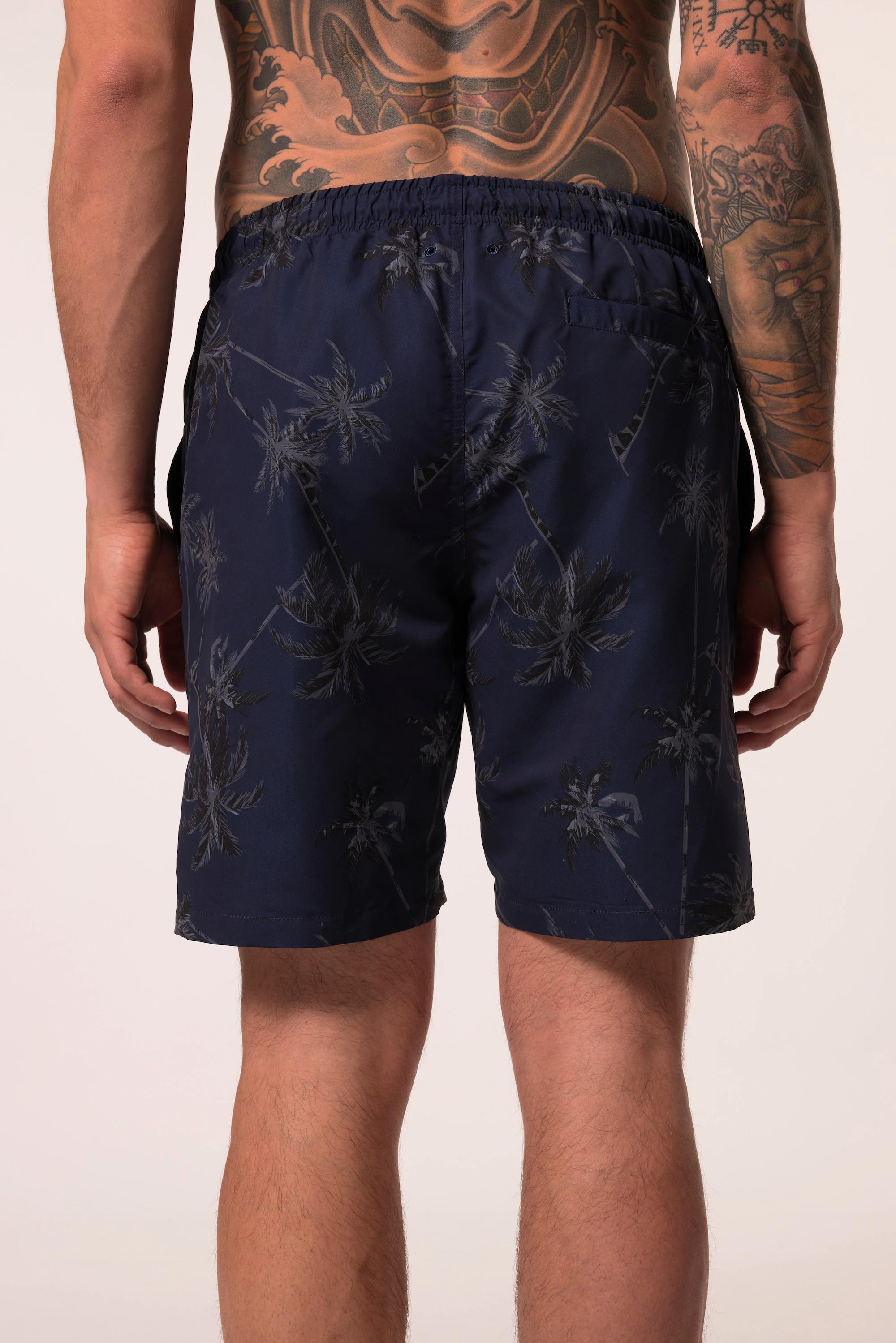 JP1880 Badeshorts, Bauchfit, Beachwear, Print
