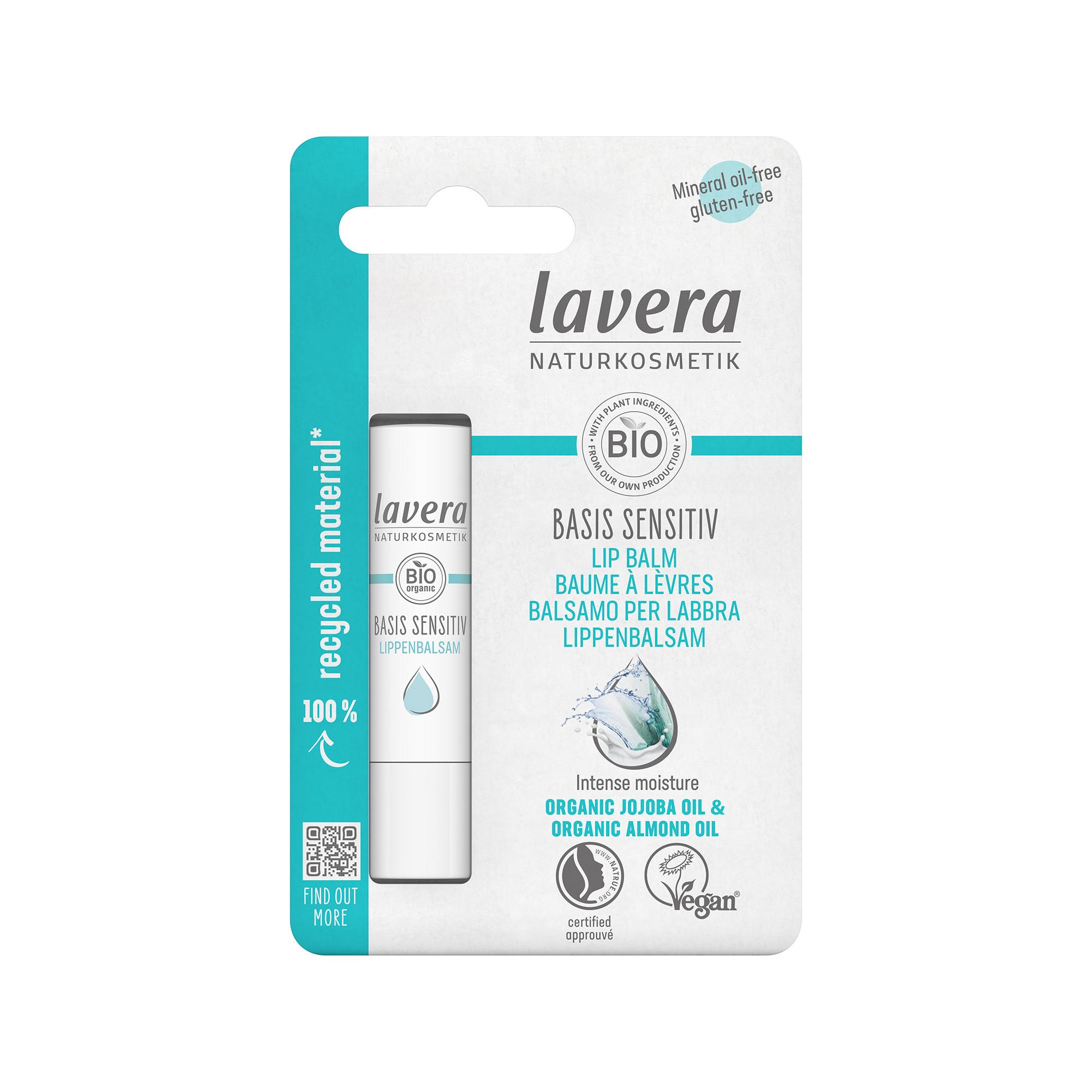 lavera Basis sensitiv LIPPENBALSAM Bio-Jojobaöl & Bio-Mandelöl
