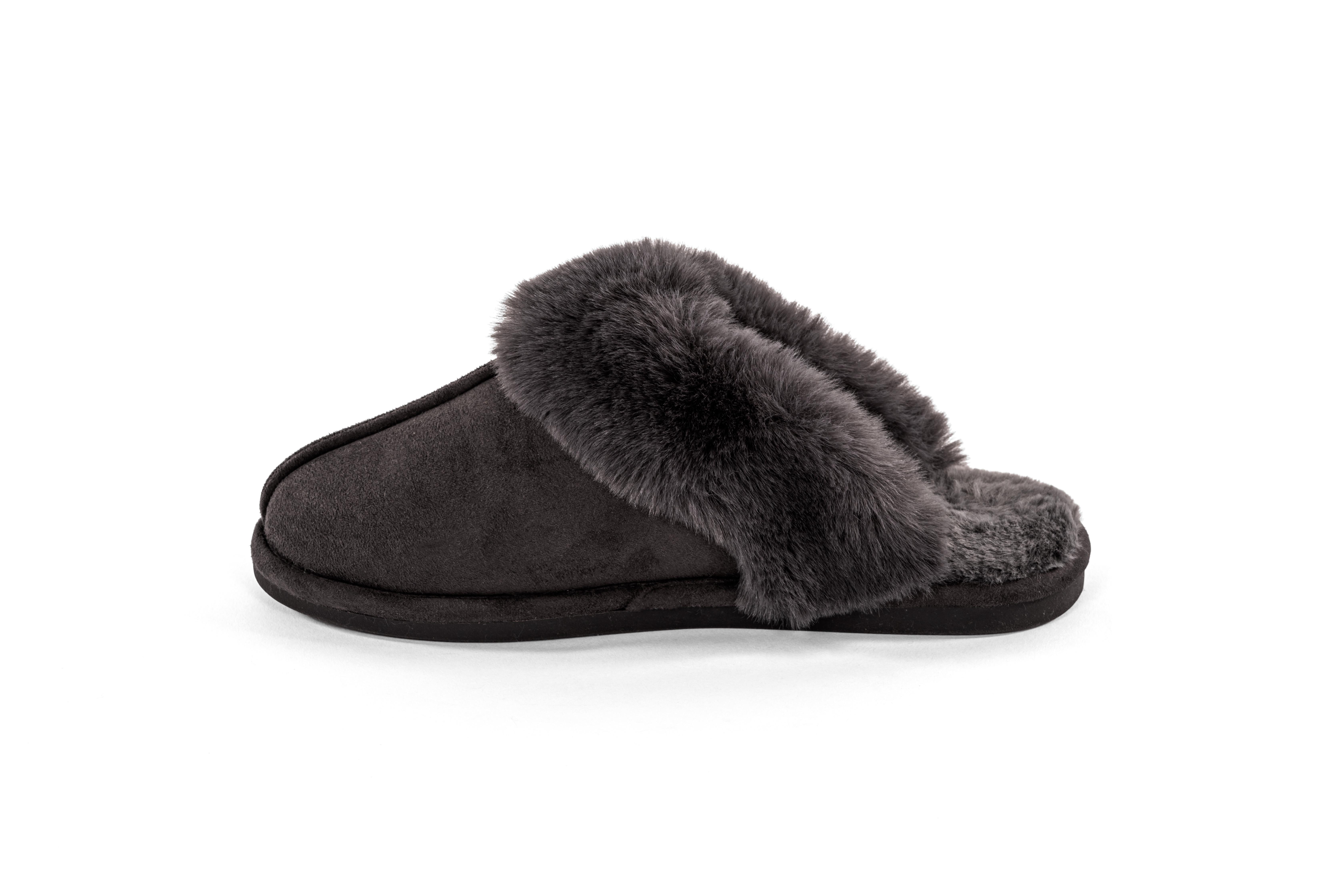 Tiseco Wildleder Imitat Pantoffeln SNUGGS
