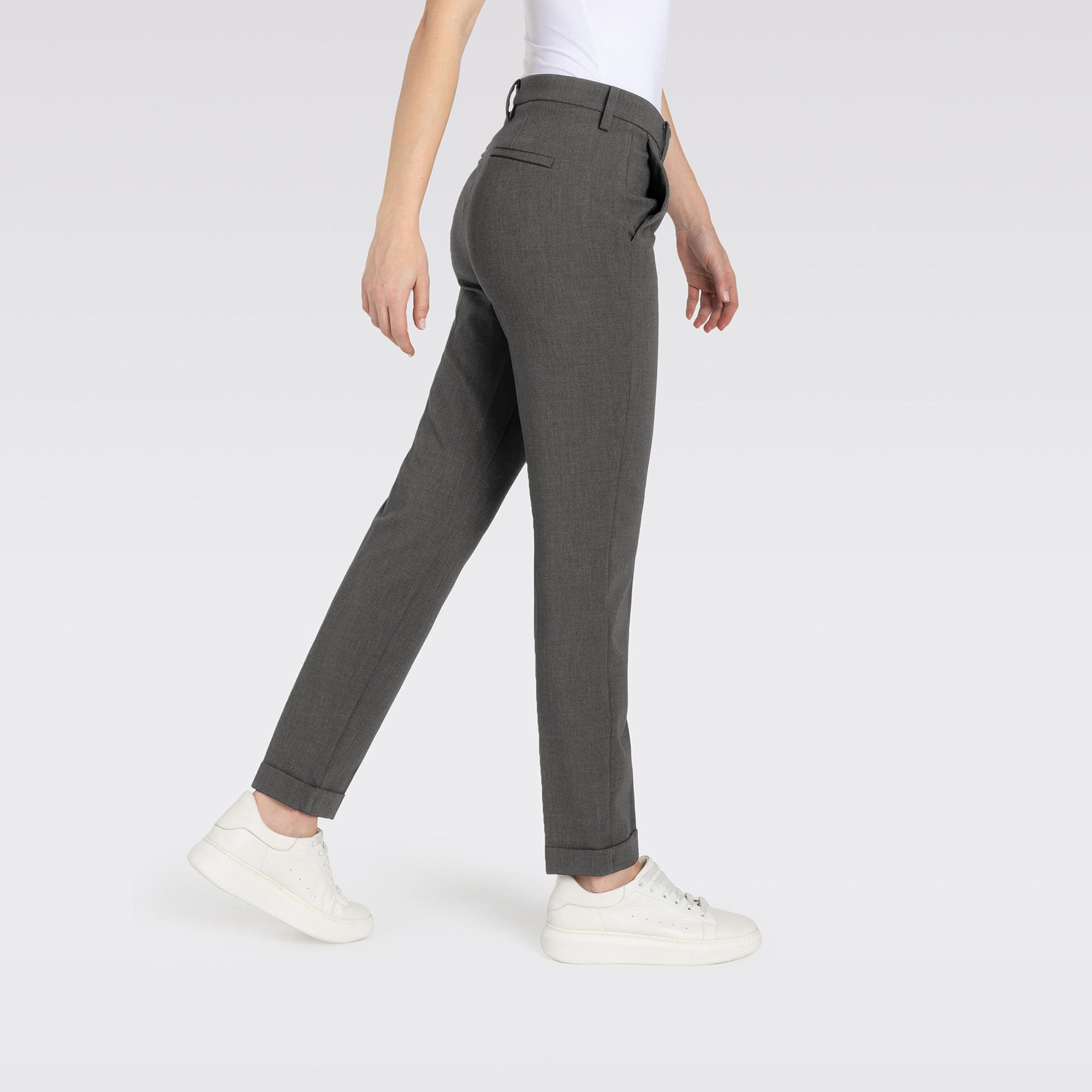 MAC Chino Turn Up Slim Fit Knöchellange Hose