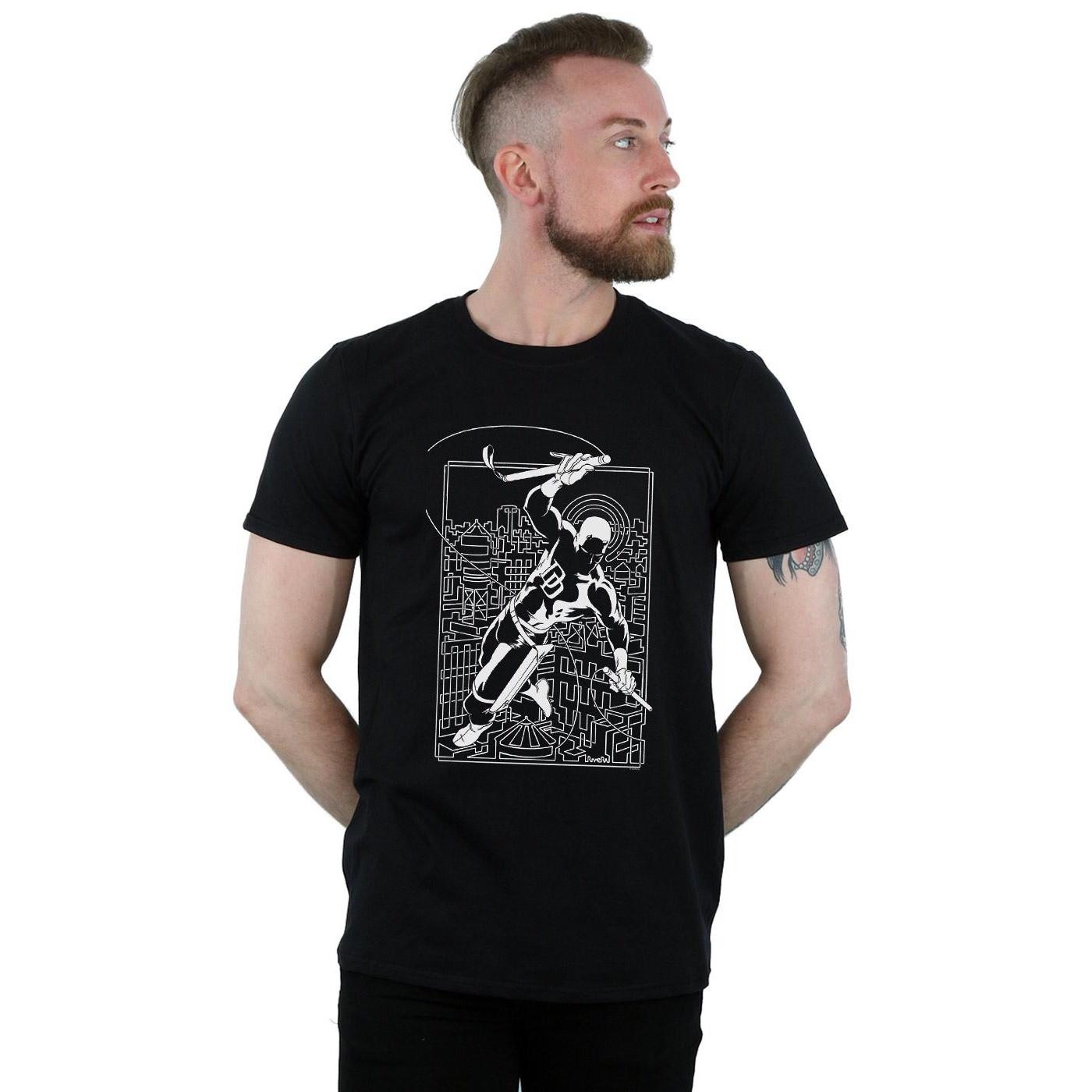 MARVEL Daredevil Cityscape T-Shirt