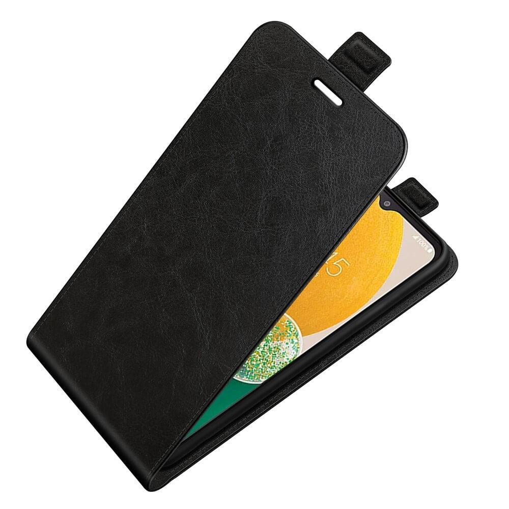 Cover-Discount Galaxy A14 - Klassisches Flip Case Vertikal Schwarz