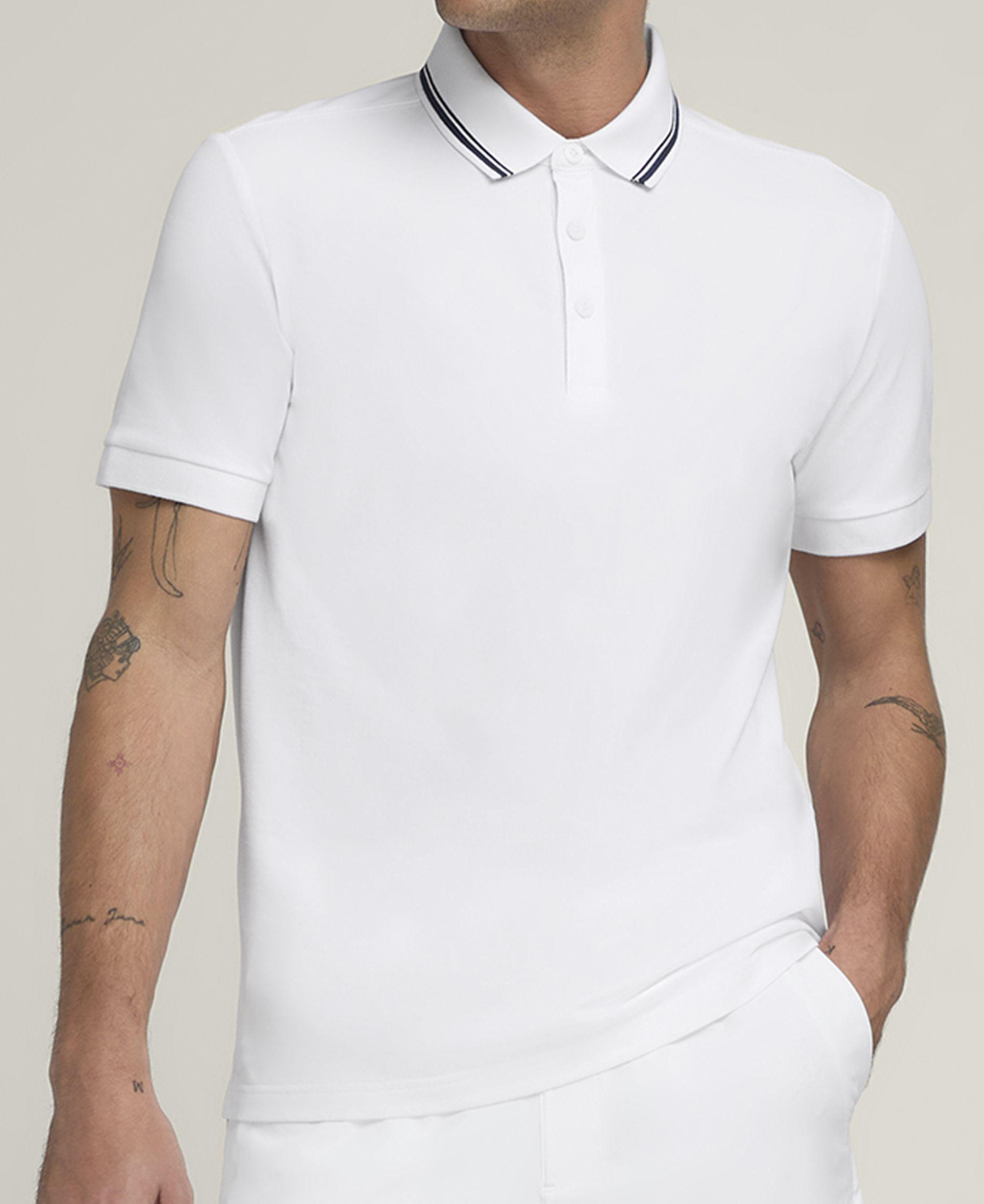 Wilson Team Pique Polo Crew Weiss