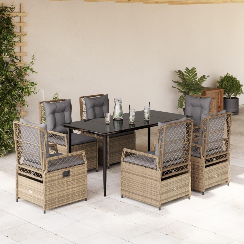 VidaXL Garten essgruppe poly-rattan