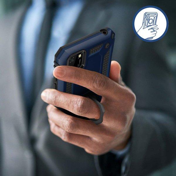 Avizar Stoßfeste Hülle Huawei Y5p Dunkelblau