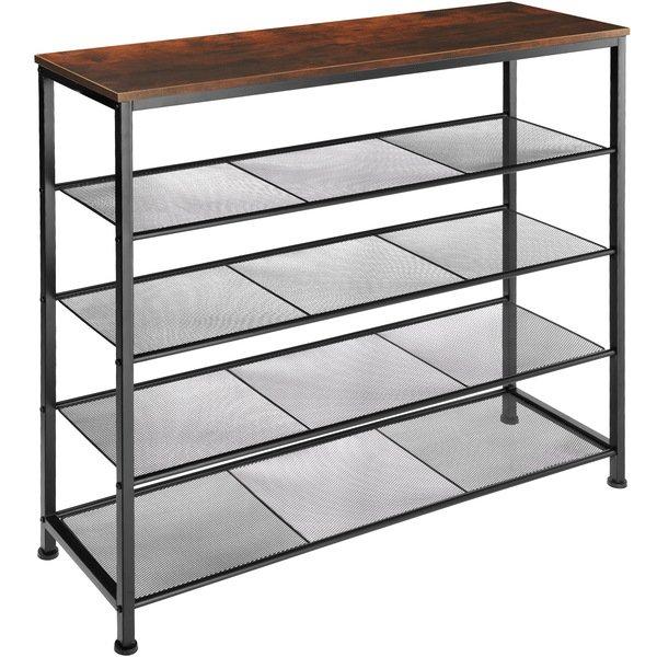 Tectake Schuhregal Sheffield 100x30,5x93cm