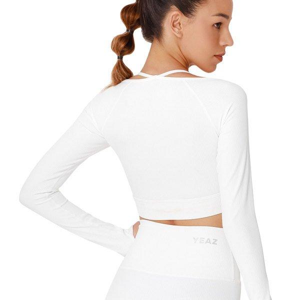 YEAZ CLUB LEVEL Long Top - white focus