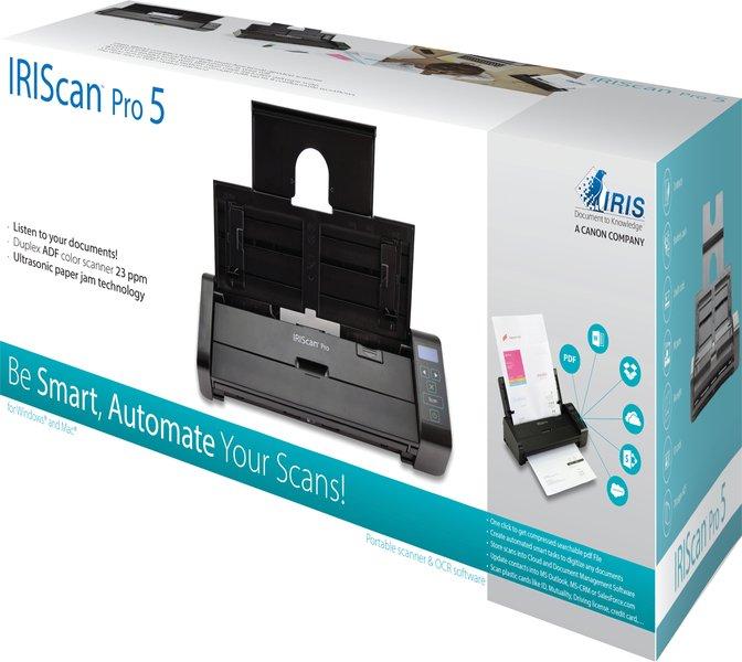 I.R.I.S. I.R.I.S. IRIScan Pro 5 ADF-Scanner 600 x 600 DPI A4 Schwarz