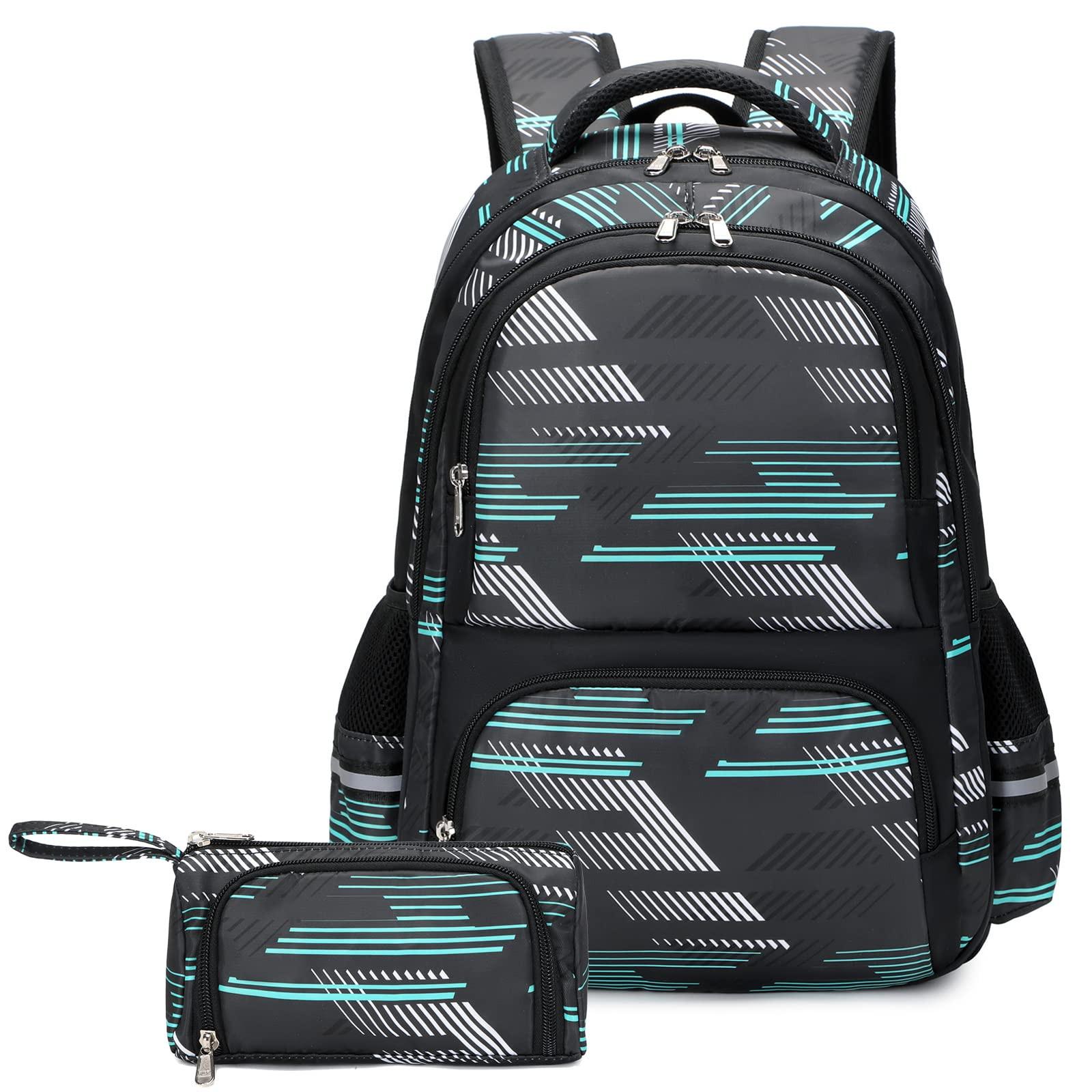 Only-bags.store Schultasche Schulrucksack Schulranzen Set für Jugendliche Rucksack für Reisen Wandern Camping