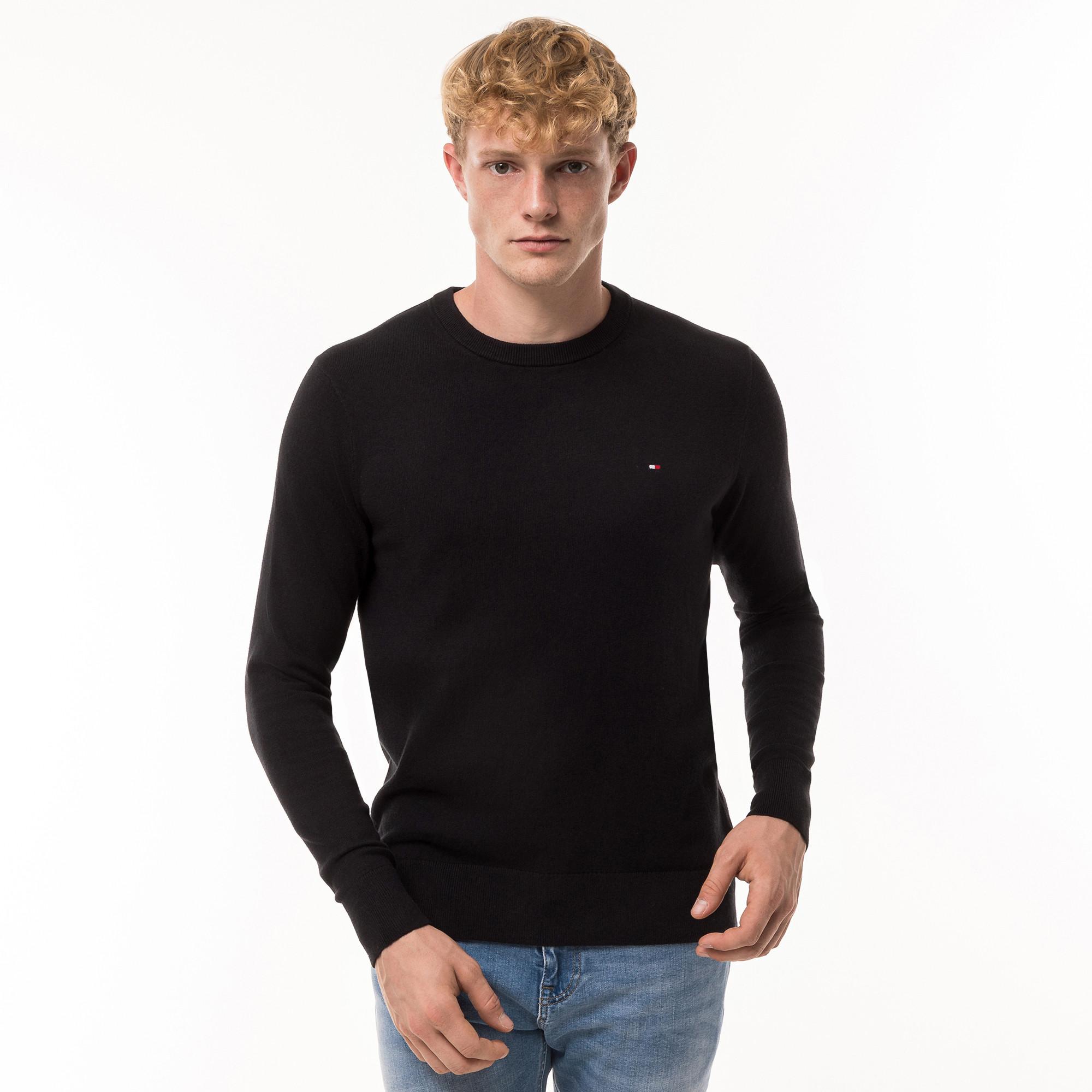 TOMMY HILFIGER PIMA ORG CTN CASHMERE CREW NECK Cashmere Pullover