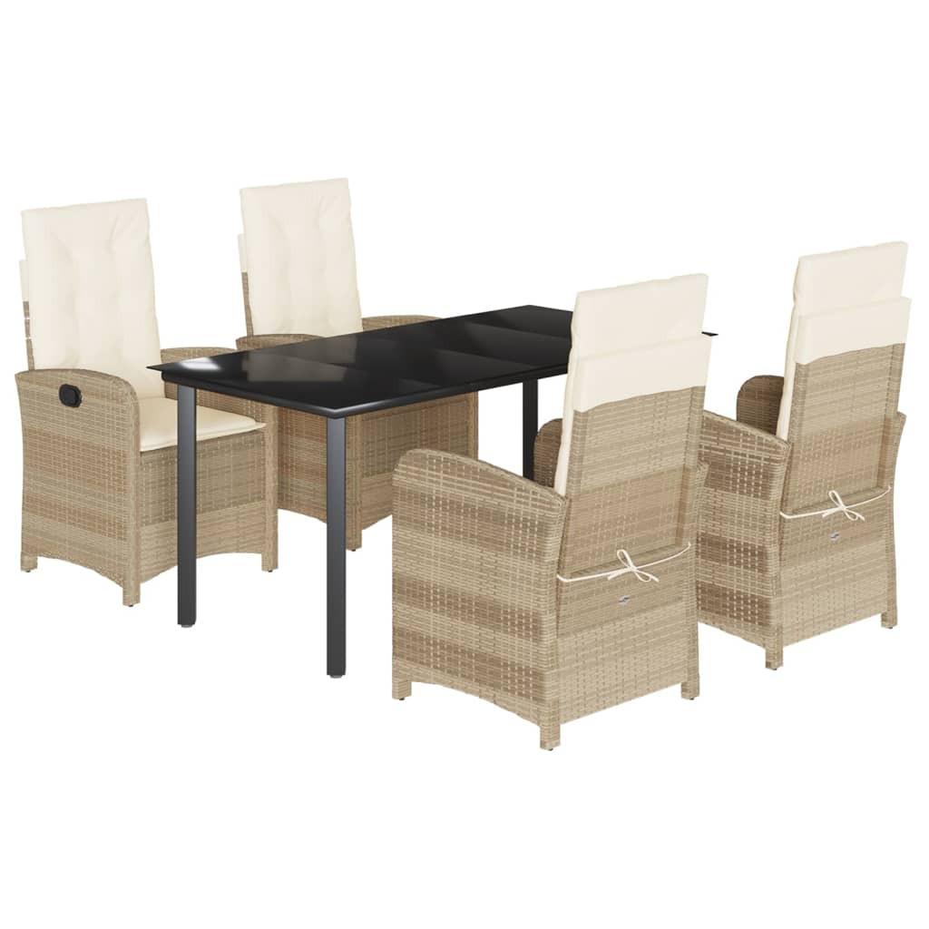 VidaXL Garten essgruppe poly-rattan