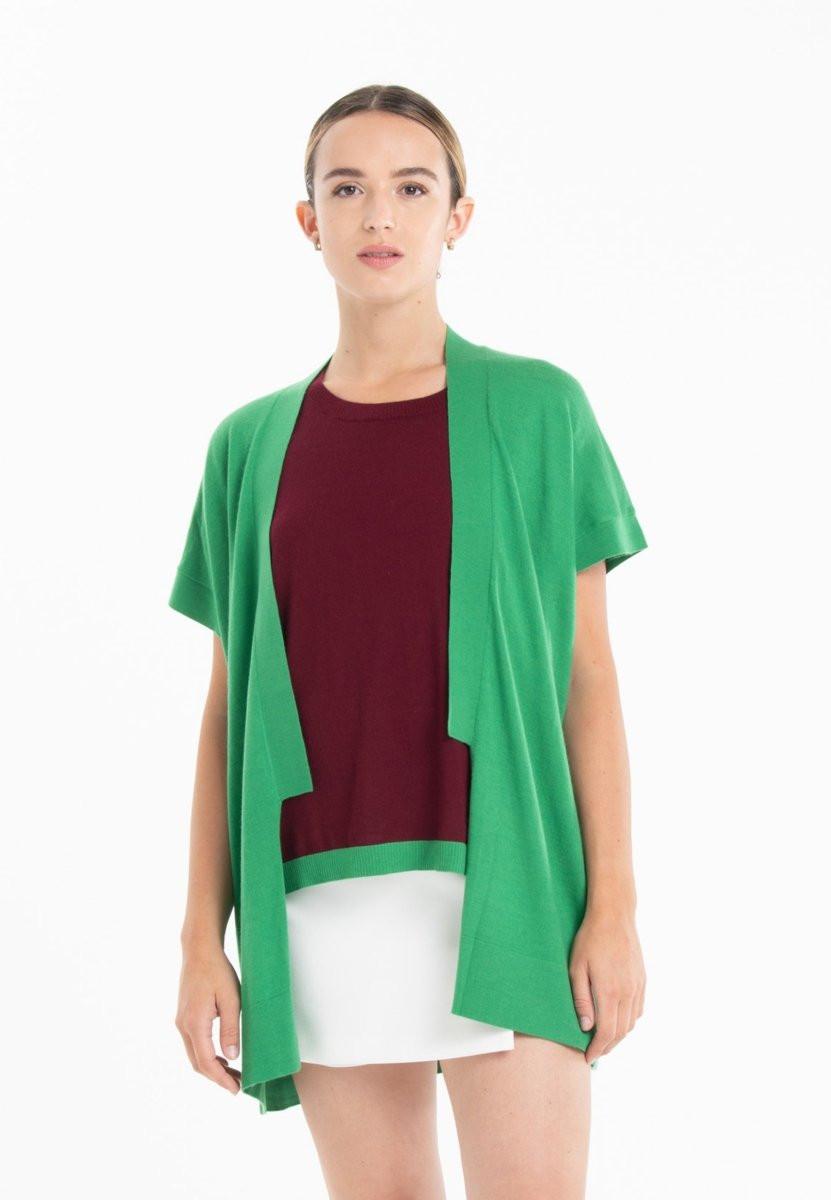 Studio Cashmere8 Kimono aus 2-fädigem, ultrafeinem Kaschmir und Wolle
