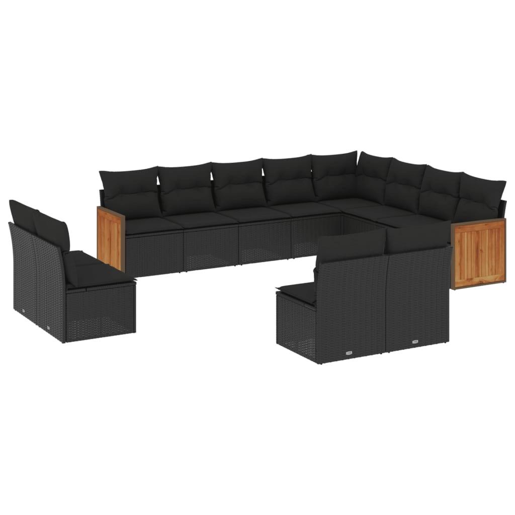 VidaXL Garten sofagarnitur poly-rattan