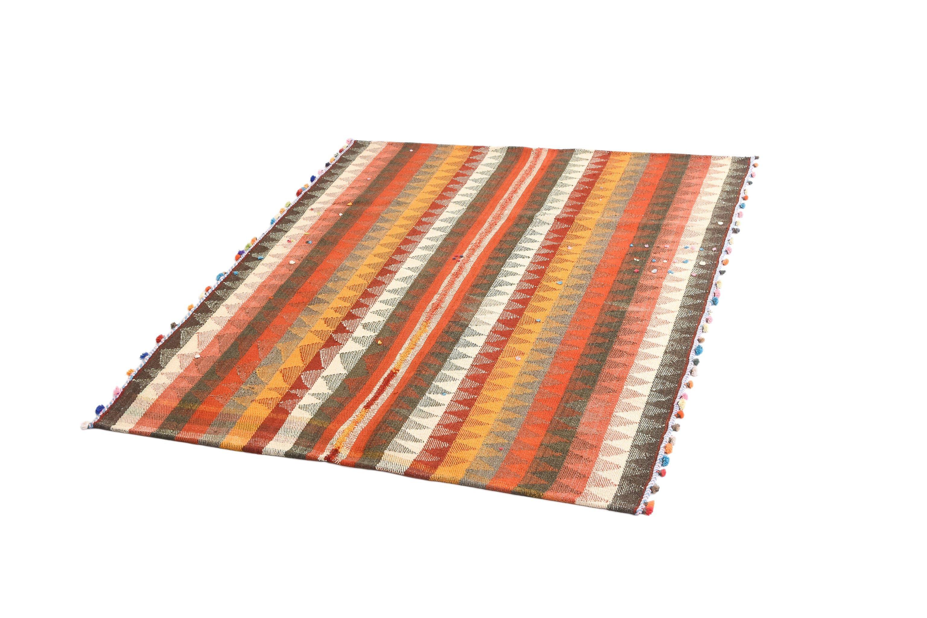 VIDAL Handgemachter Teppich Jajim old