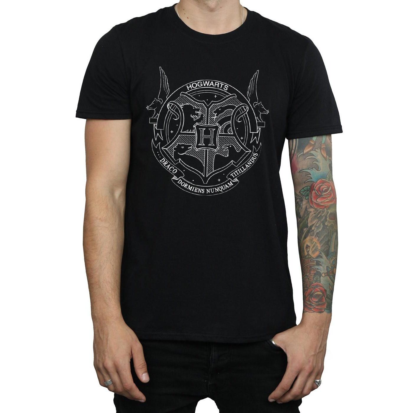 Harry Potter Hogwarts Wappen Kurzarm T-Shirt