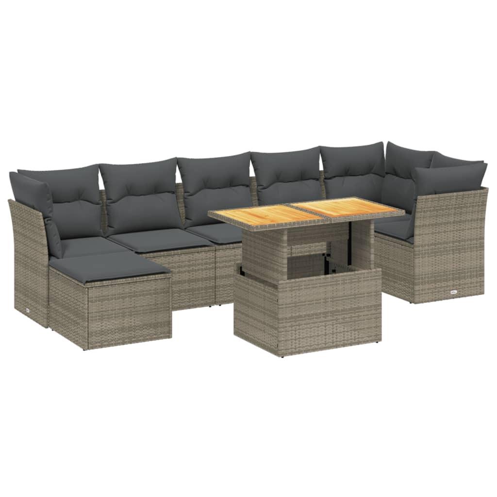 VidaXL Garten sofagarnitur poly-rattan
