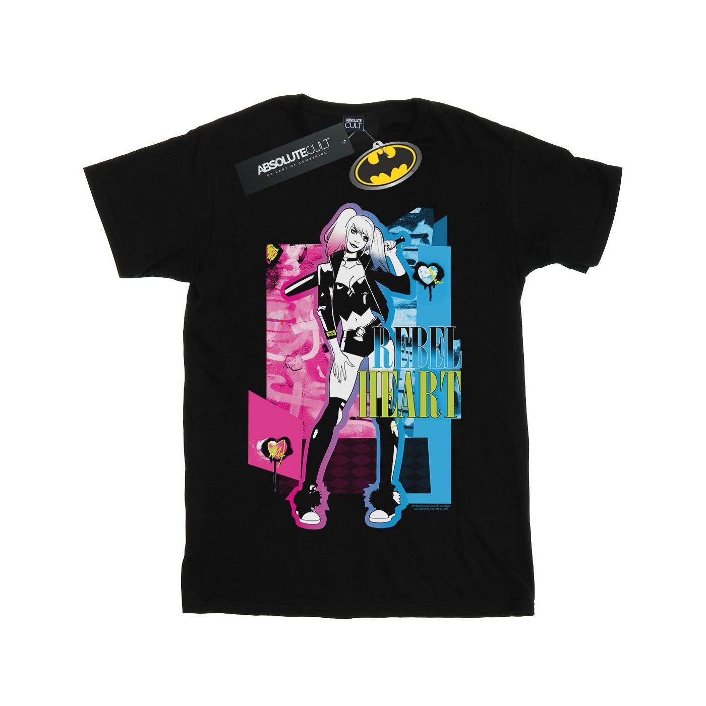 DC COMICS Rebel Heart Print T-Shirt