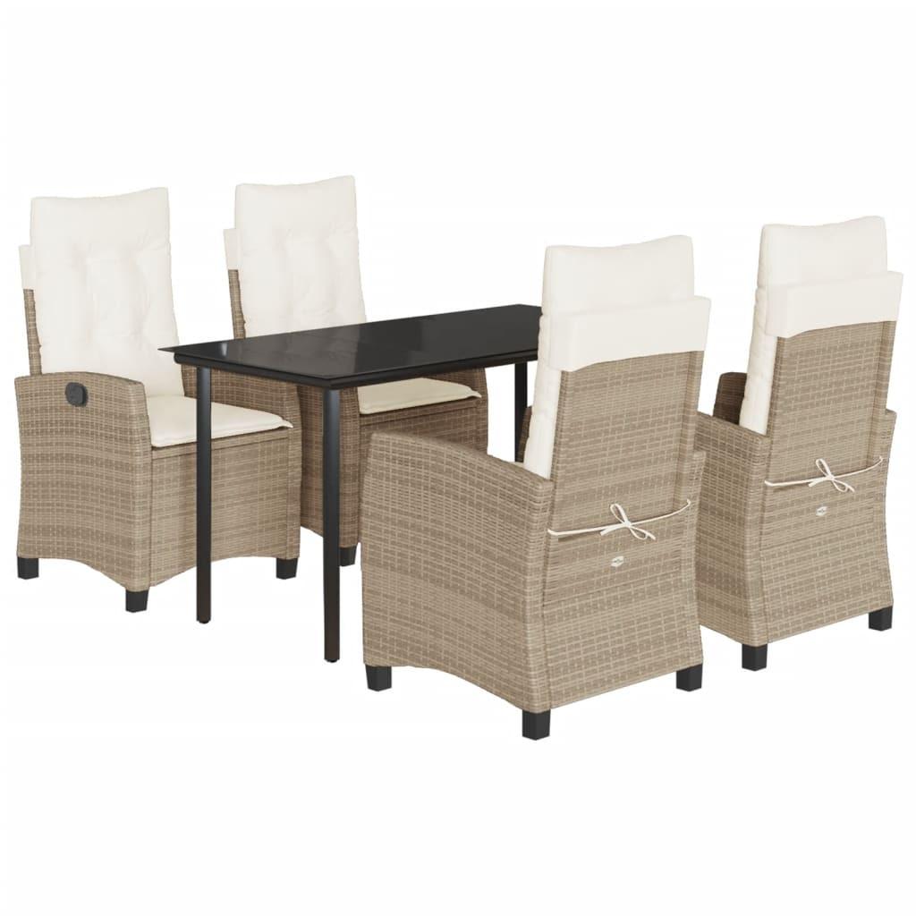 VidaXL Garten essgruppe poly-rattan