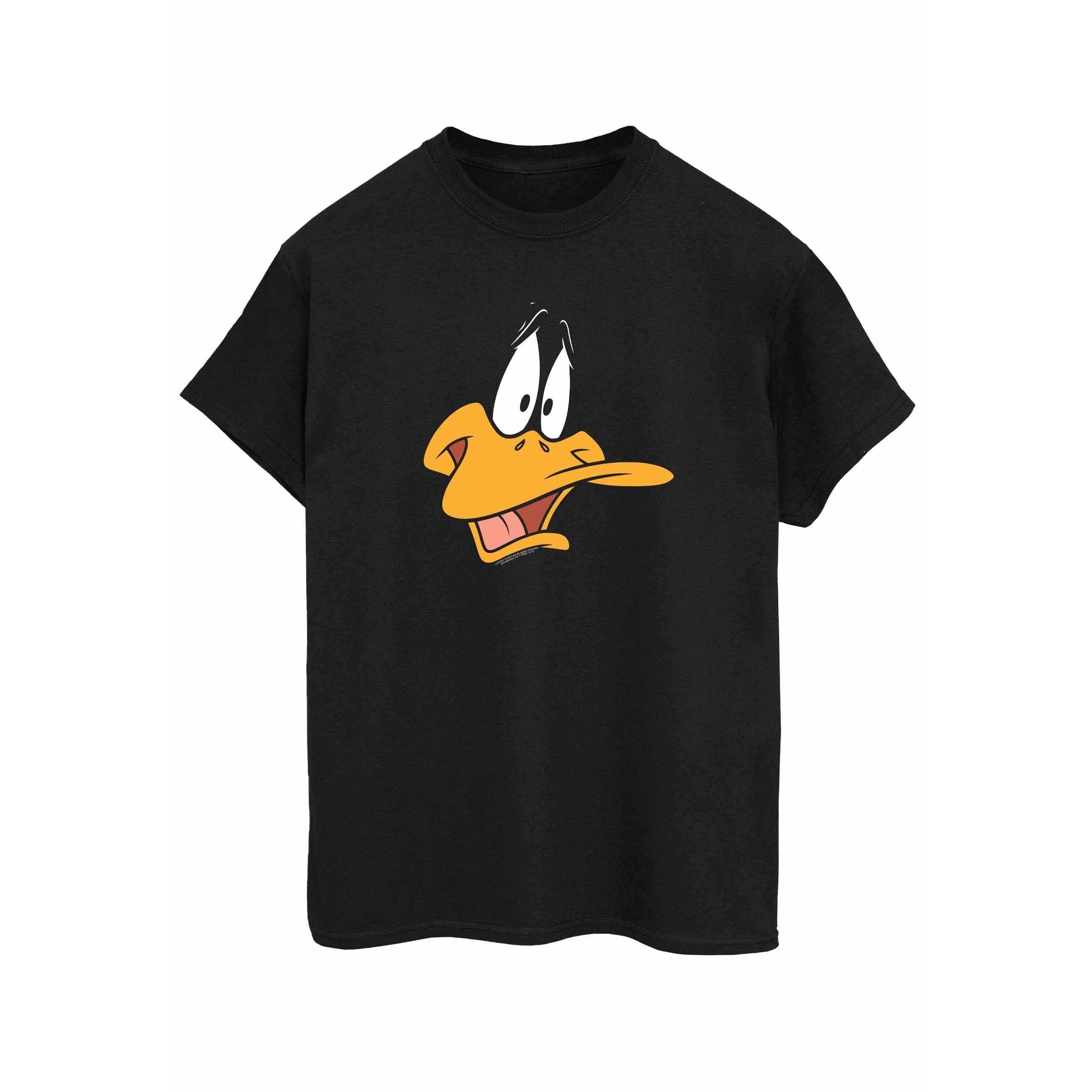 LOONEY TUNES Daffy Duck bedrucktes T-Shirt