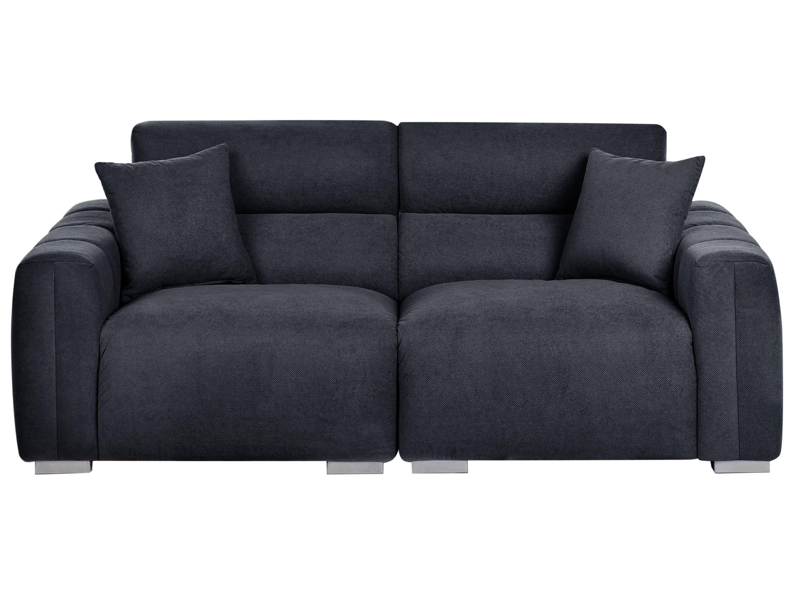 Beliani 3 Sitzer Sofa aus Polyester Skandinavisch FAUSKAN