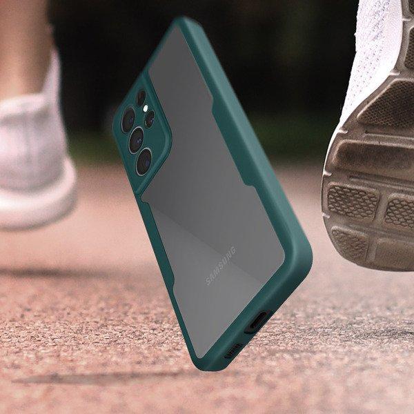 Avizar Rundumhülle Samsung S21 Ultra Dunkelgrün