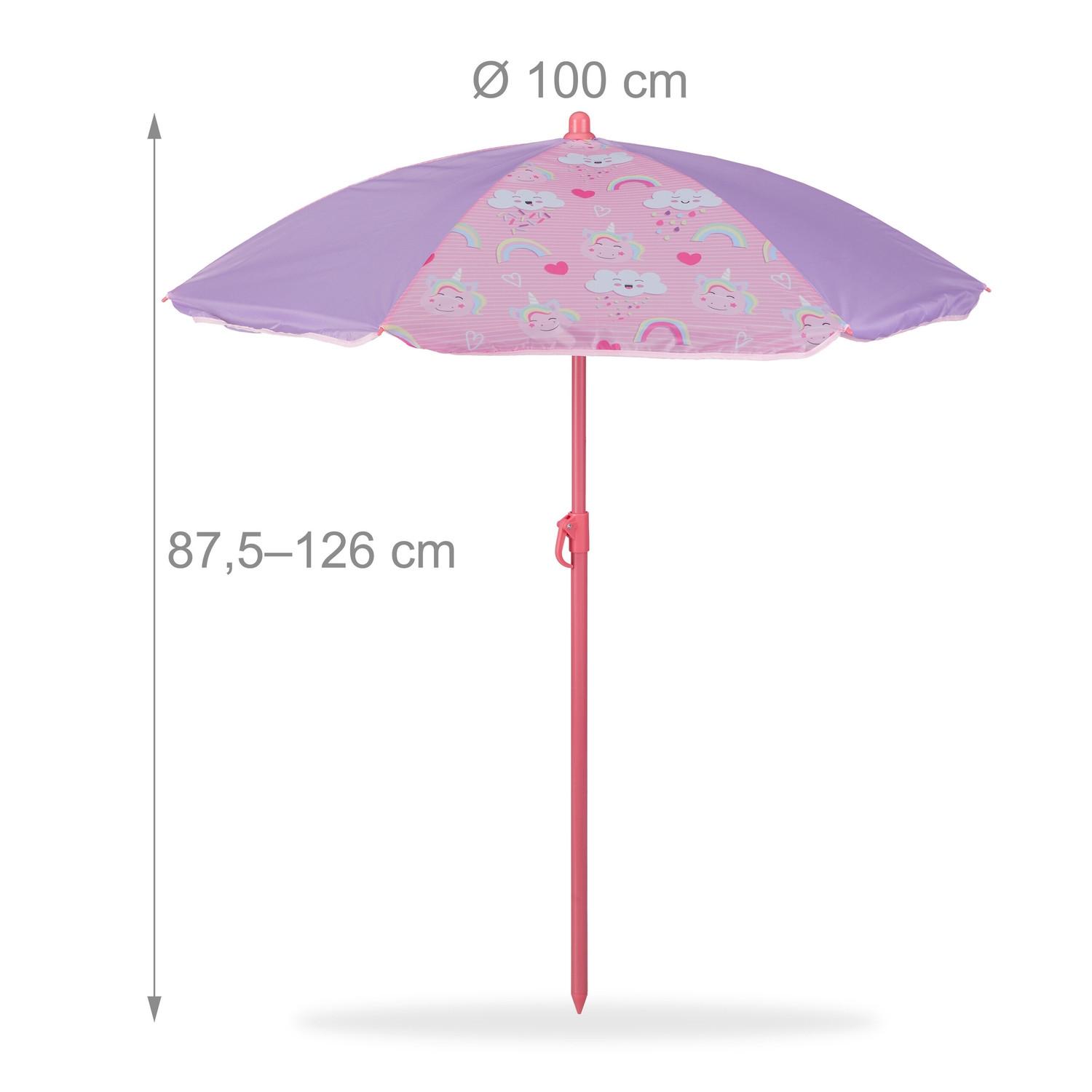 B2X Camping-Sitzgruppe für Kinder mit Sonnenschirm