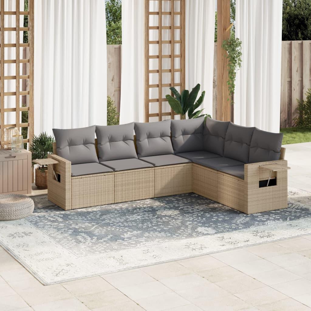 VidaXL Garten sofagarnitur poly-rattan