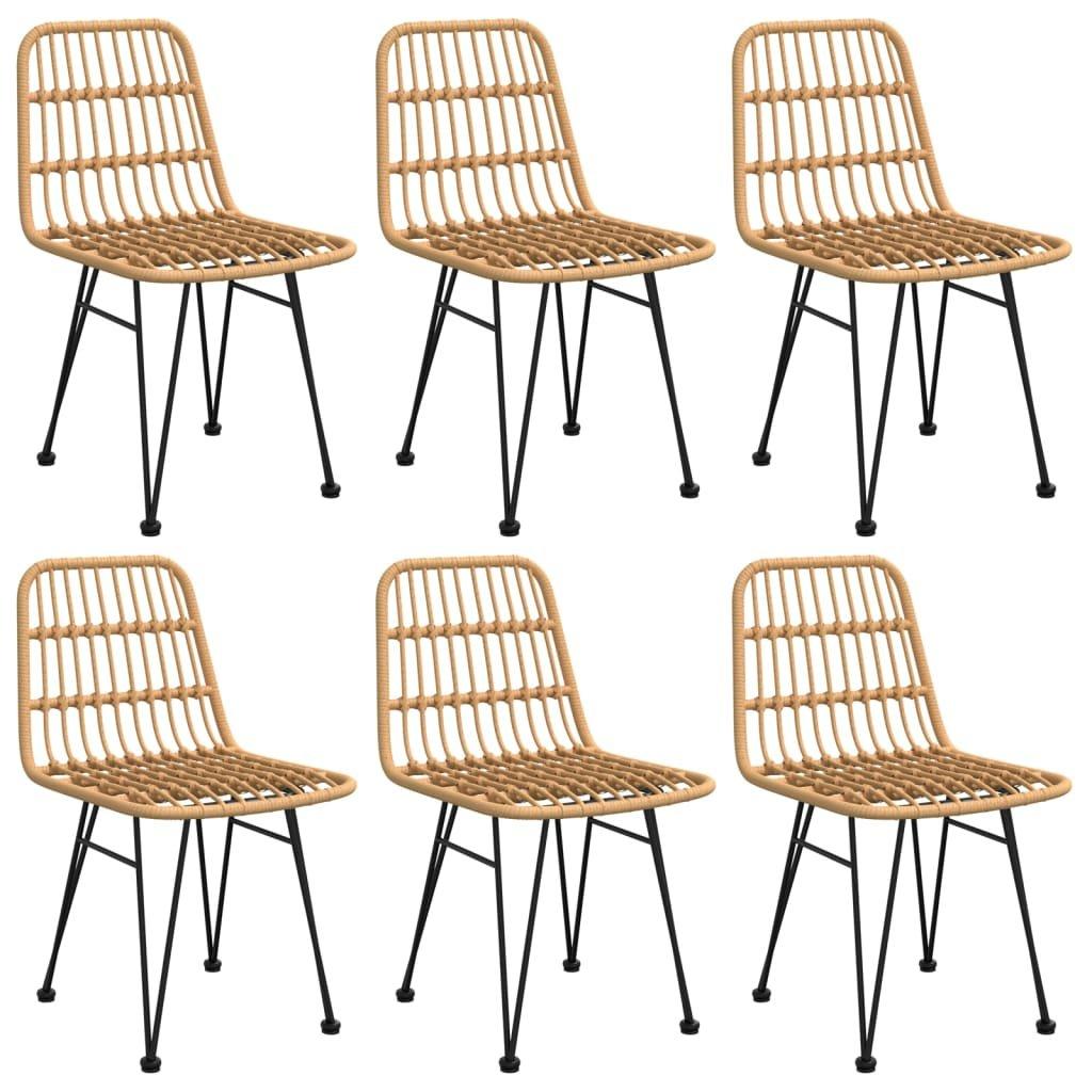 VidaXL Garten essgruppe poly-rattan