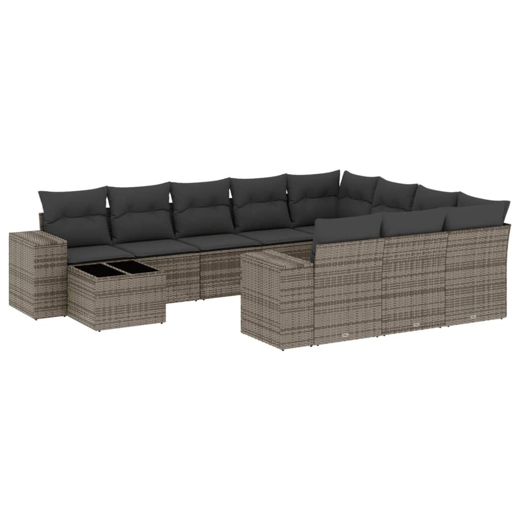 VidaXL Garten sofagarnitur poly-rattan