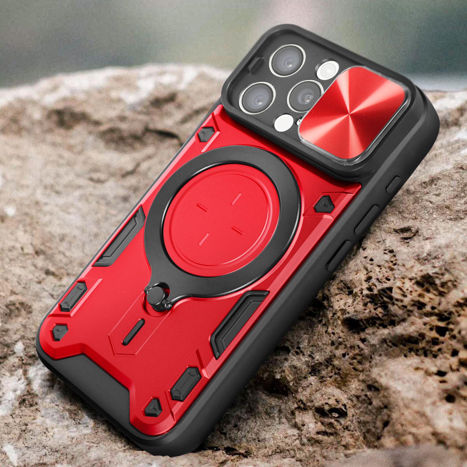 Avizar Ringhülle iPhone 15 Pro Max Rot