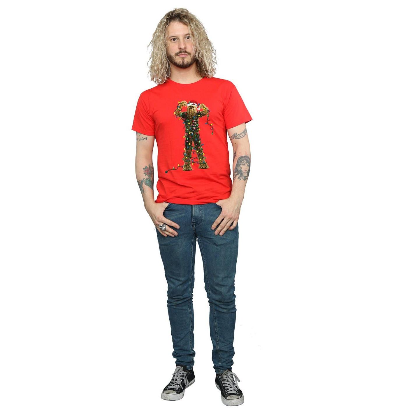 STAR WARS Star Wars Chewbacca Weihnachtsbeleuchtung T-Shirt