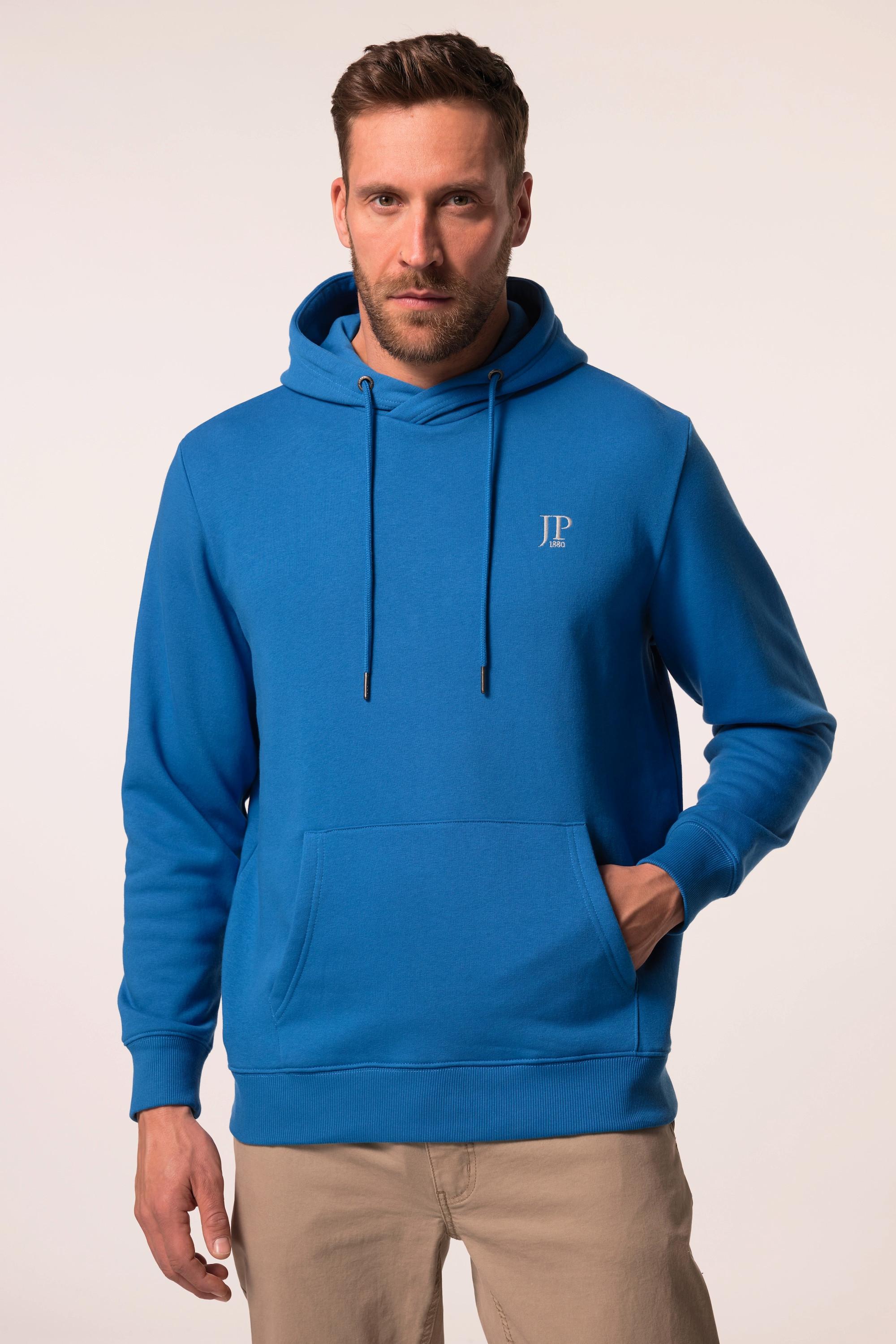 JP1880 Hoodie, Brust-Print, Kapuze, Kängurutasche