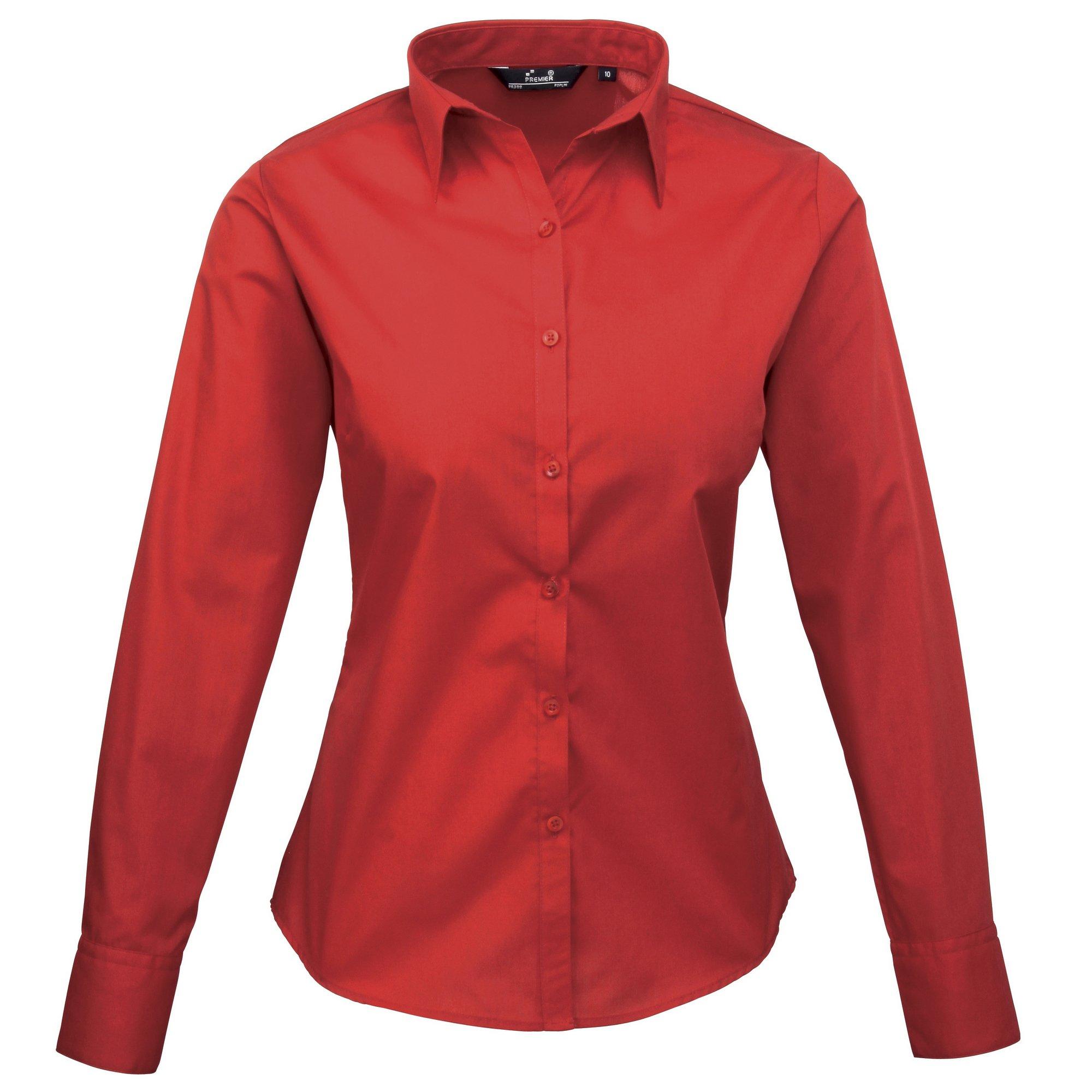 PREMIER Langärmlige Button Down Bluse