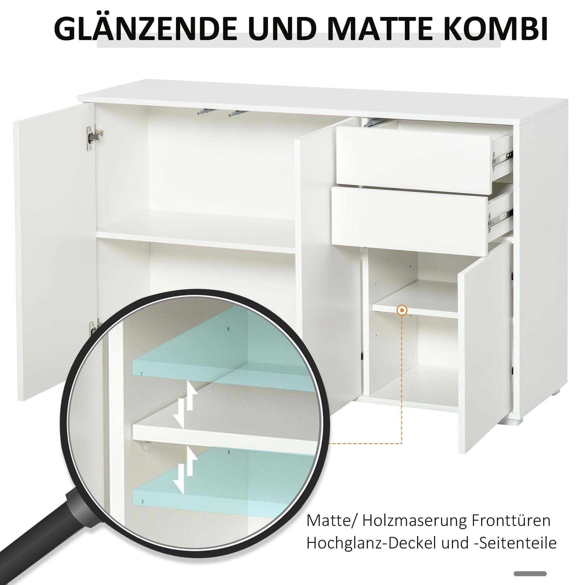 HOMCOM Aufbewahrungsschrank