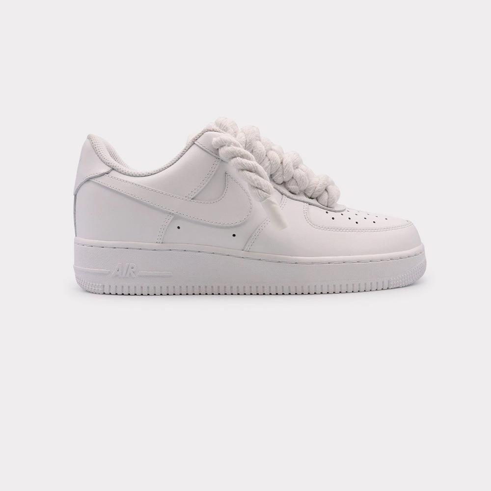 NIKE Air Force 1 White - Rope Lace White
