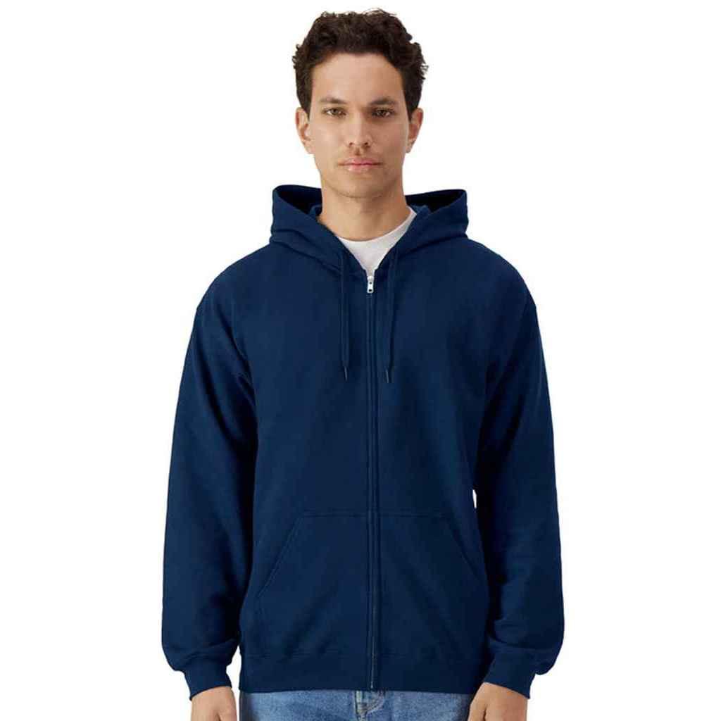 Gildan Softstyle Hoodie mit durchgehendem Reißverschluss