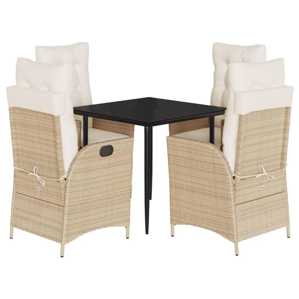 VidaXL Garten essgruppe poly-rattan