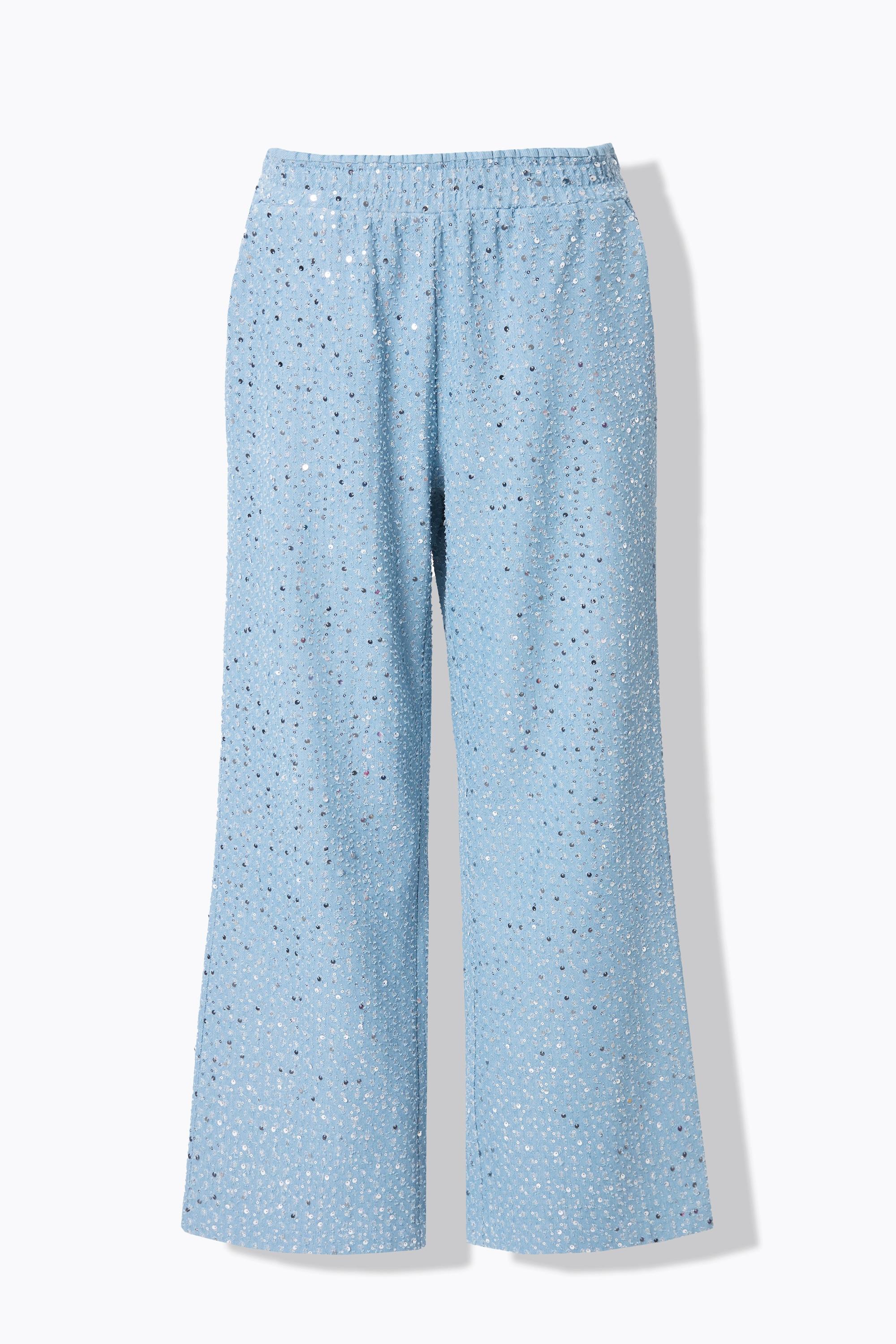 Studio Untold Jeans Wide Legs Pailletten