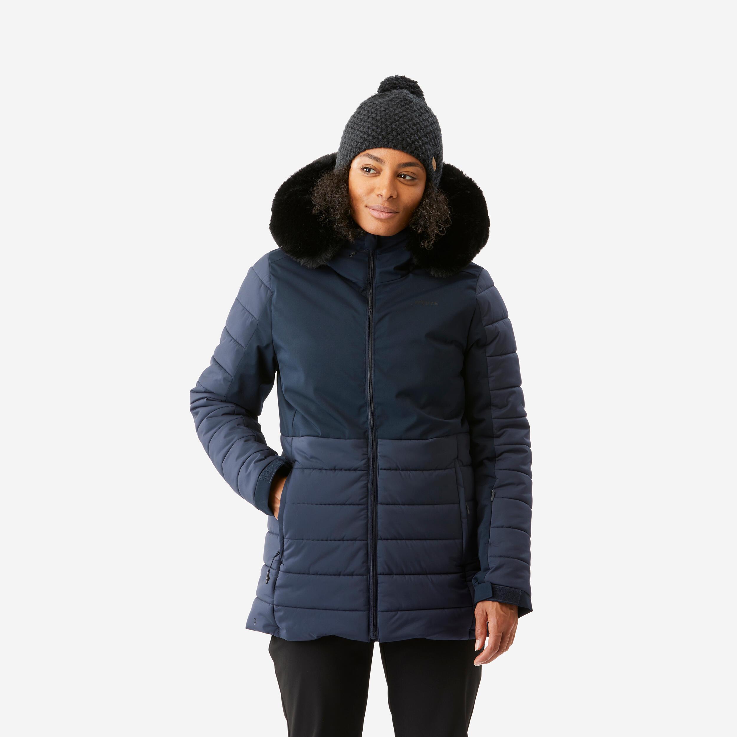 WEDZE Skijacke warm mittlere Länge - 100