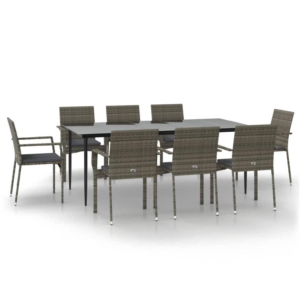 VidaXL Garten essgruppe poly-rattan