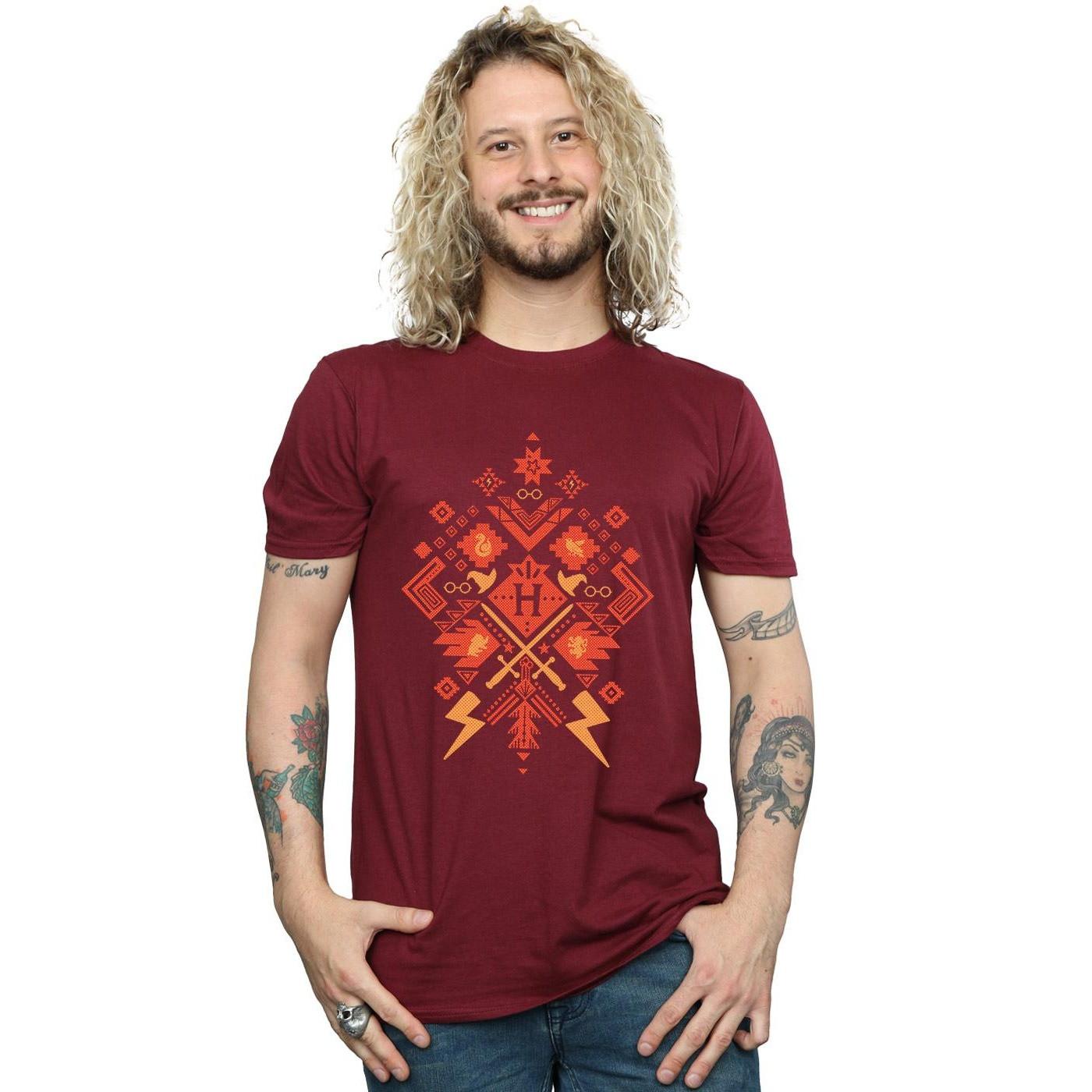 Harry Potter Geometrisches Muster T-Shirt