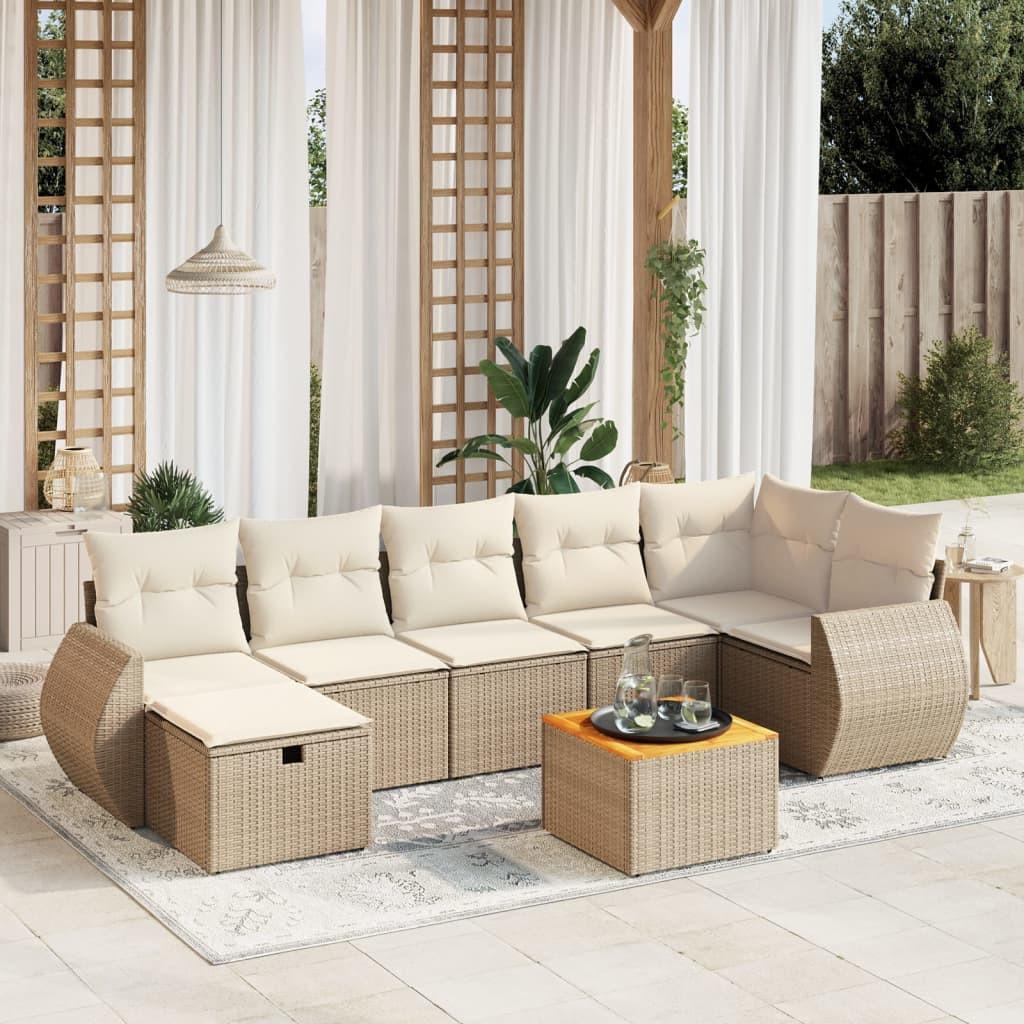 VidaXL Garten sofagarnitur poly-rattan