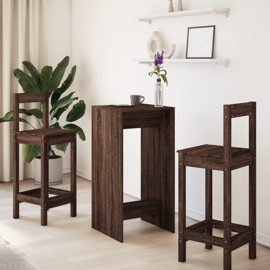 VidaXL Bartisch holzwerkstoff
